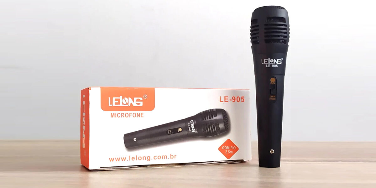 Microfone Lelong é bom?